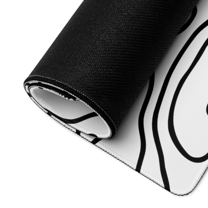 Lineas BLANCO v2 Mediano GAMING MOUSEPAD